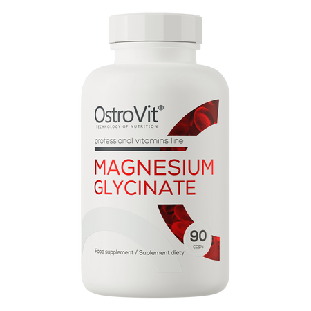 OstroVit Glicynian Magnezu 90 kapsułek